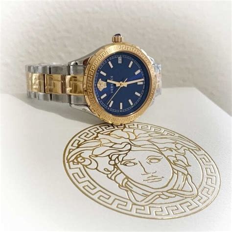 versace hellenyium blue dial|Versace Hellenyium Watch, 36mm .